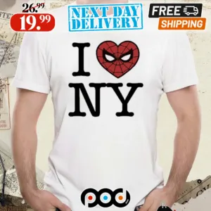 I Love NY Spider Man Shirt