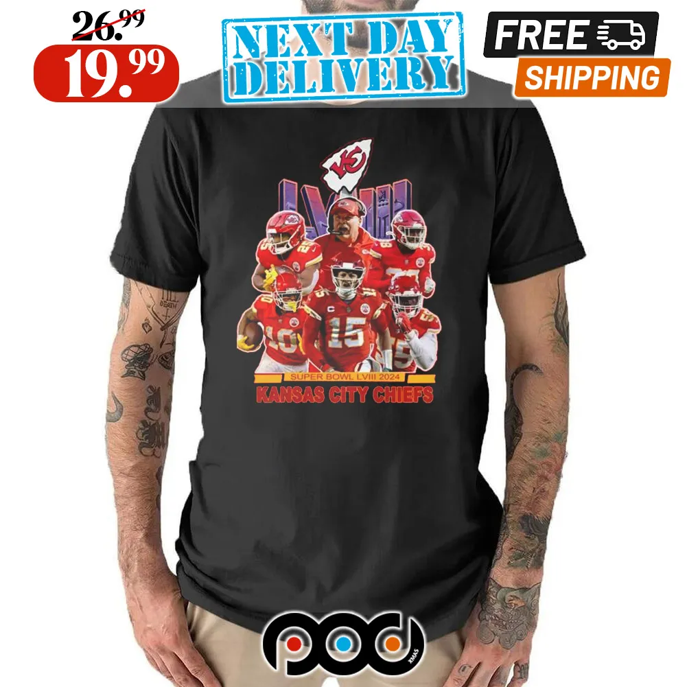 Kansas City Chiefs Super Bowl LVIII 2024 Shirt