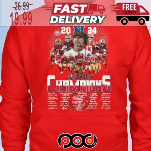 2024 San Francisco 49ers Champions Super Bowl NFL Signatures Shirt