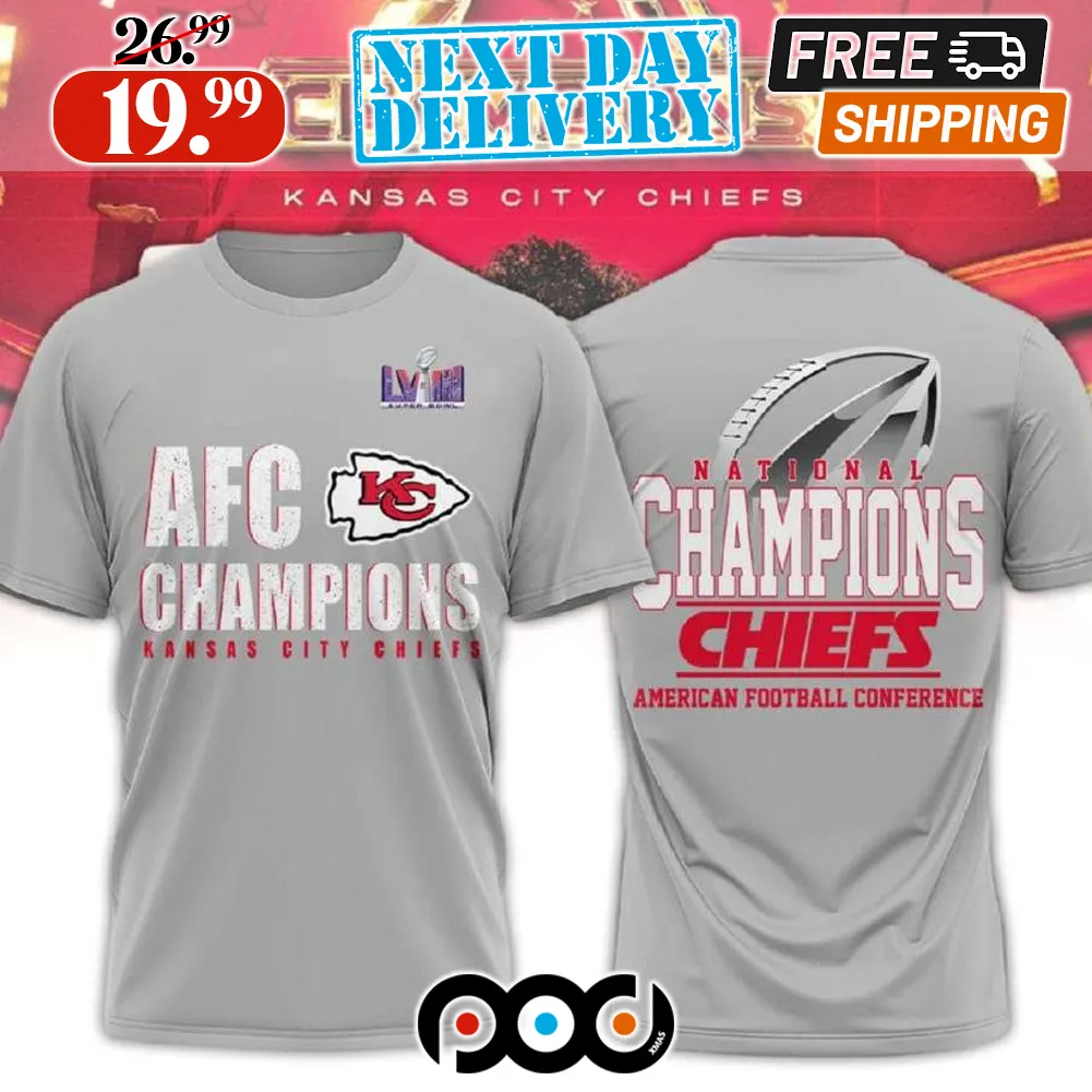 Kansas City Chiefs AFC Champions 2024 Super Bowl LVIII Shirt