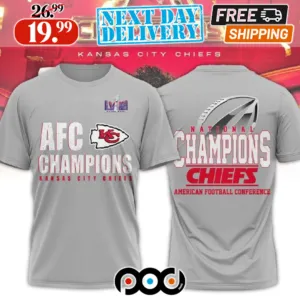 Kansas City Chiefs AFC Champions 2024 Super Bowl LVIII Shirt
