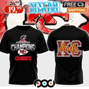 Kansas City Chiefs AFC Champions KC Super Bowl LVIII Shirt