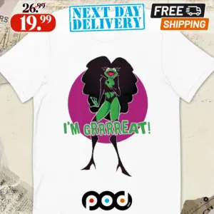 Mhi’Ya Iman Le’Paige Chermit Frog I’m Grrrrreat Shirt