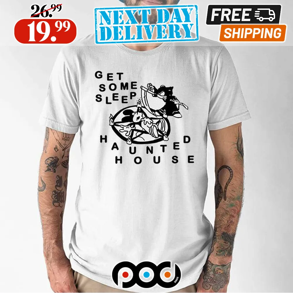Mickey Get Some Sleep Haunted House Shirt