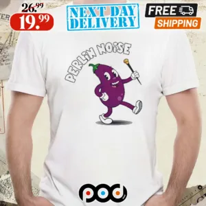 Perlin Noise Eggplant Shirt