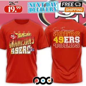 San Francisco 49ers Champions NFC Super Bowl LVIII 2024 Shirt