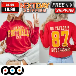 In My Football Era Taylor's Boyfriend Super Bowl Chiefs Champions Vintage Shirt