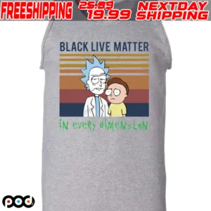 Black Live Matter Rick And Morty Shirt