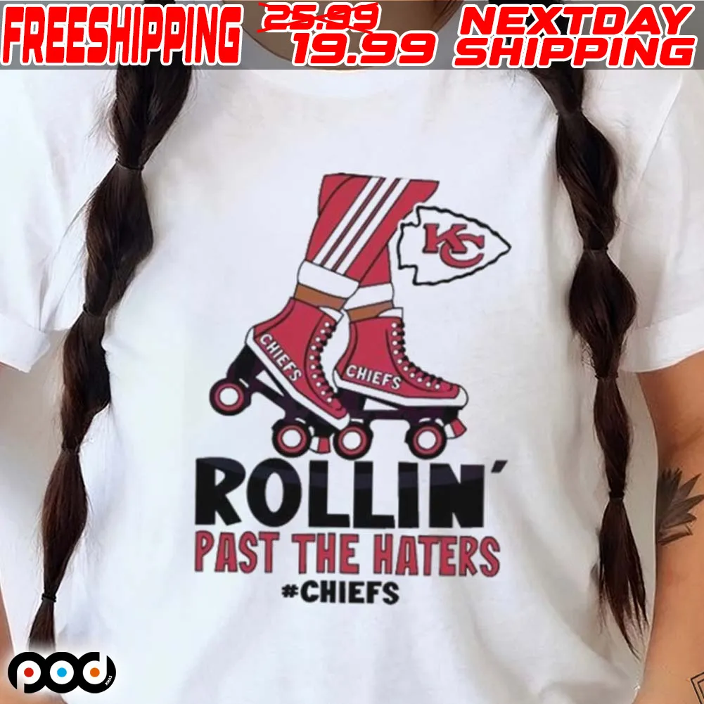 Rollin Past The Hatters Kansas City Chiefs Roller Skates Shirt