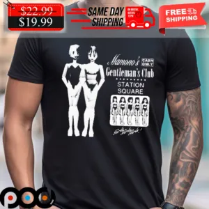 Mamono's Cash Only Gentleman's Club Station Square Shirt