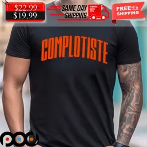 Booba Wearing Complotiste Shirt