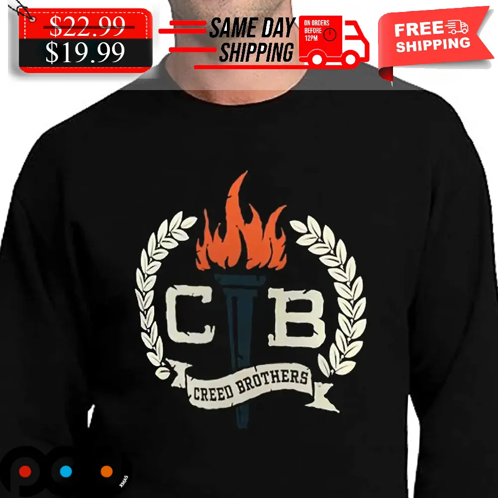 Fire Torch Creed Brothers Laurel Wreath Shirt