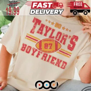 Go Taylors boyfriend 87 Super Bowl NFL Shirt