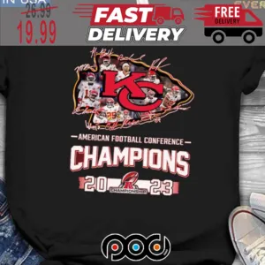Kansas City Chiefs 2023 Champions Go Chiefs Signatures Super Bowl NFL Shirt