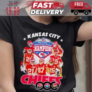 Kansas City Chiefs Back To Back Afc Champions Players Super Bowl NFL Shirt