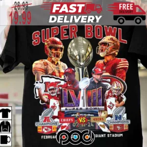Las Vegas Super Bowl NFL LVIII KC Chiefs VS 49ers Shirt