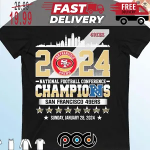 National Football Conference Champions San Francisco 49ers Sunday January 28 Super Bowl NFL Shirt