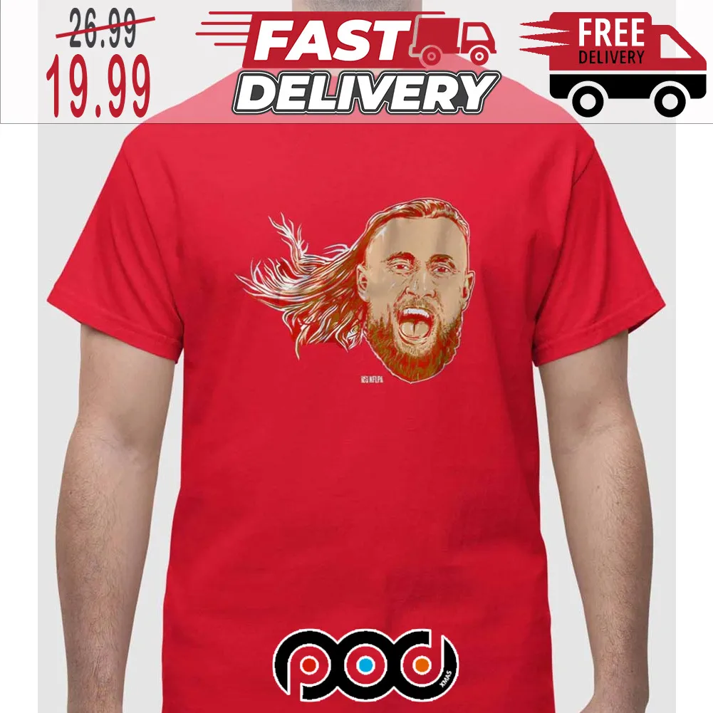 San Francisco 49ers George Kittle Swag Head Super Bowl NFL Shirt