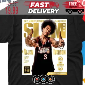 Slam Allen Iverson 30th Anniversary Shirt