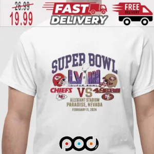 Super Bowl NFL LVIII Chiefs Vs 49ers Allegiant Stadium Paradise Nevada February 11 2024 Shirt