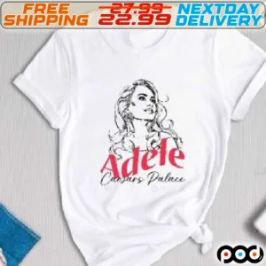 Adele Line Art 2024 Tour Shirt