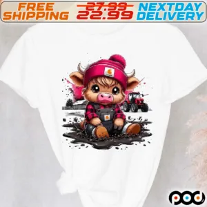 Boujee Heifer Highland Cow Shirt