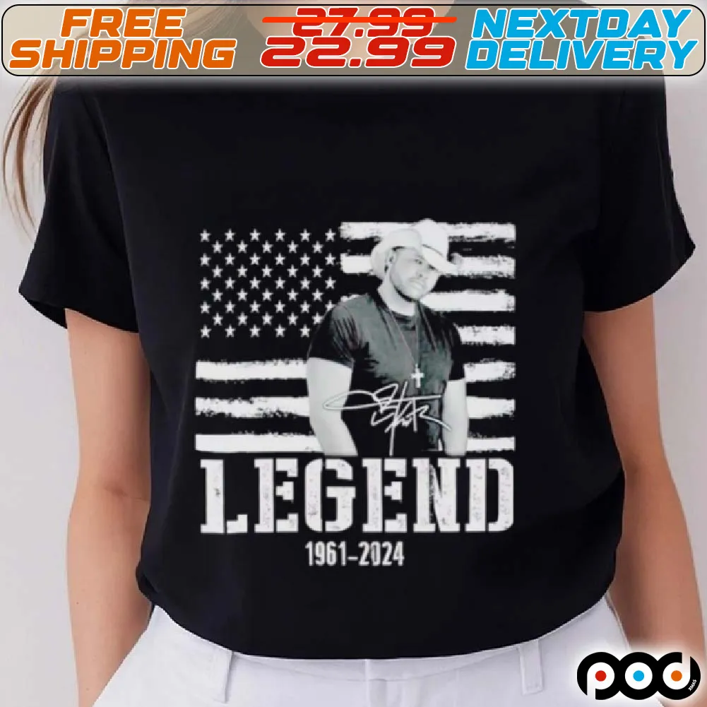 American Flag Toby Keith Legend 1961 2024 Signature Shirt