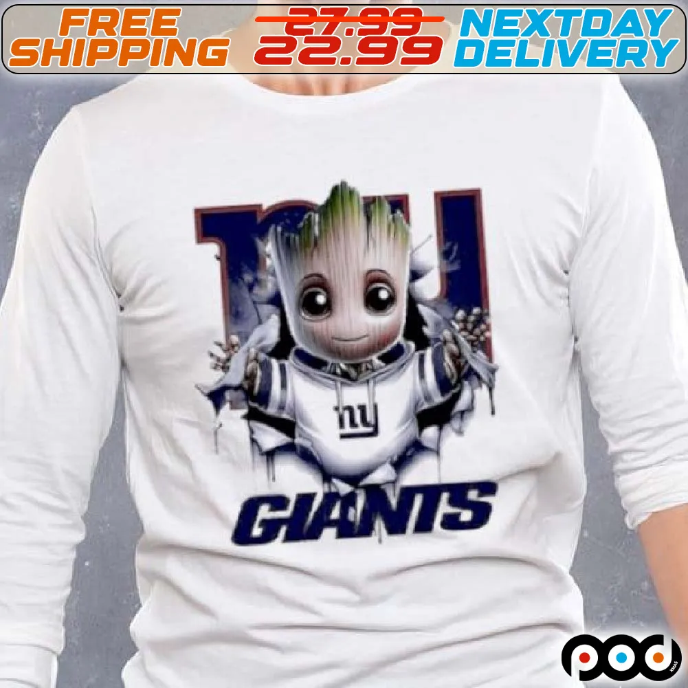Baby Groot Blood Inside Me New York Giant 2024 Shirt