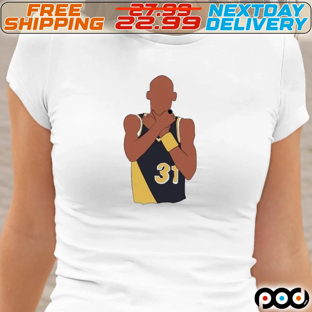 Candace Parkers Wearing Reggie Miller Choke Shirt