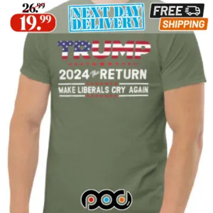 2024 Return Make Liberals Cry Again Shirt
