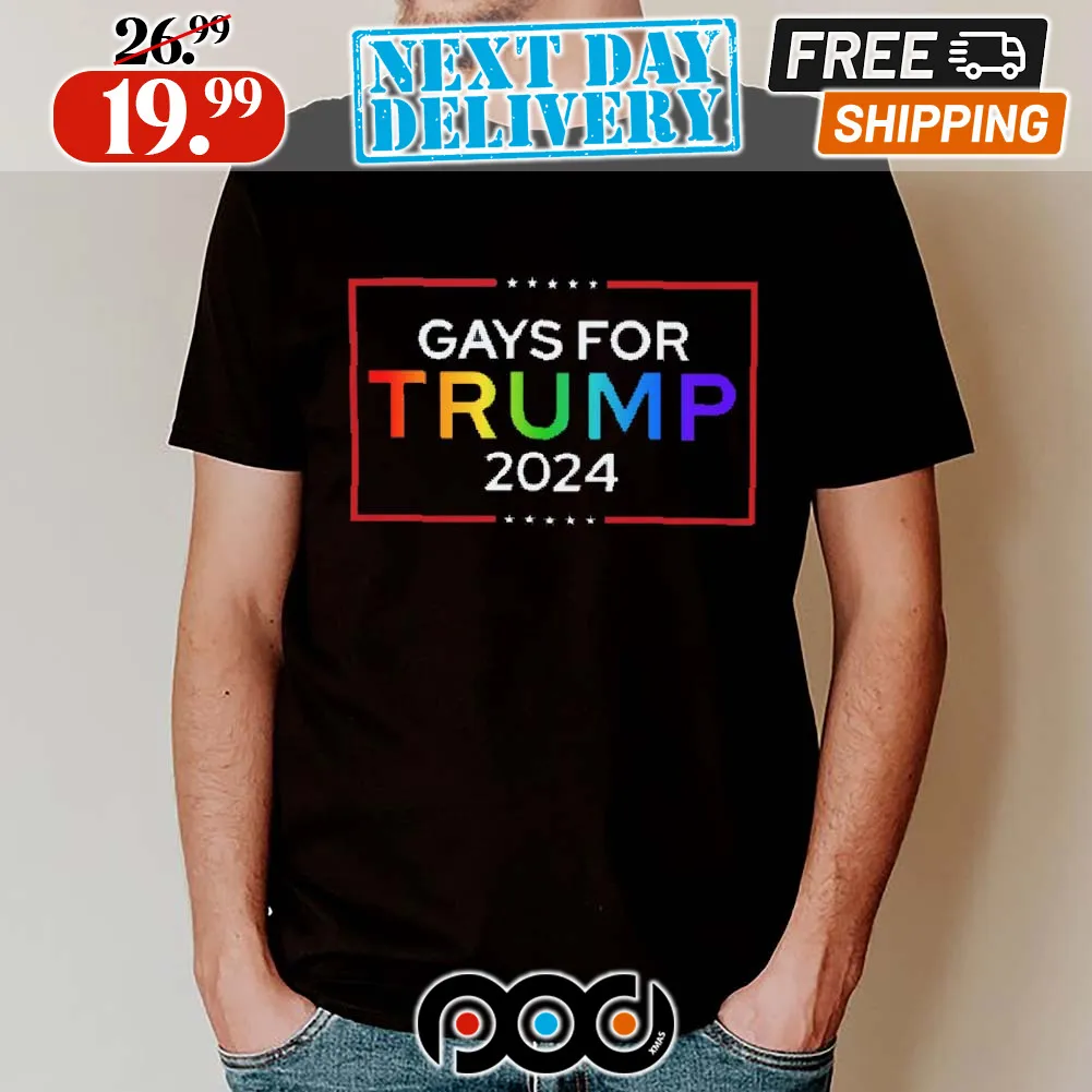 LGBT Gays For Trump 2024 Shirt