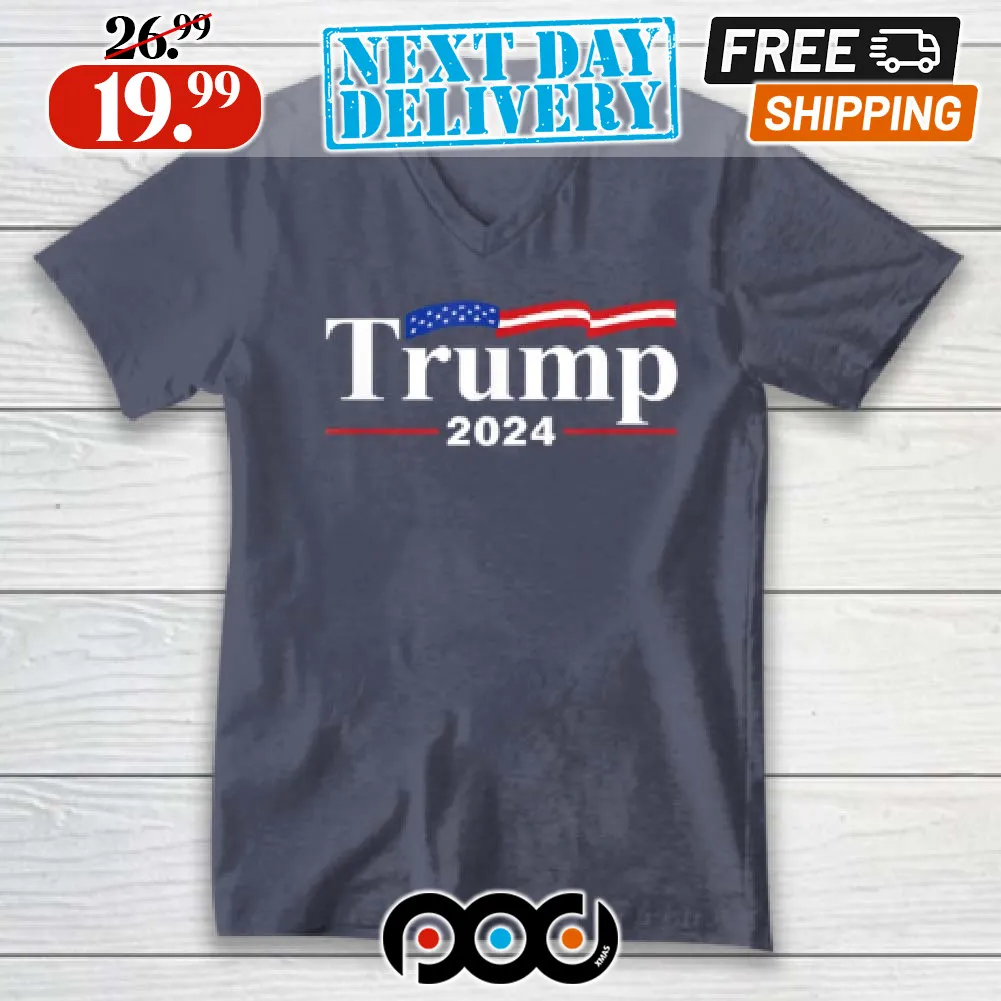 Trump 2024 American Flag Shirt