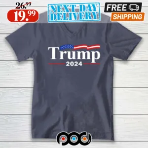 Trump 2024 American Flag Shirt