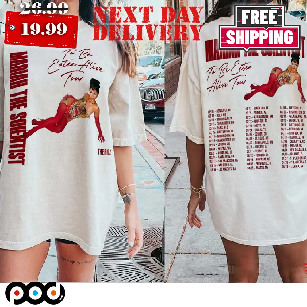 Mariah The Scientist To Be Eaten Alive Tours 2024 Shirt