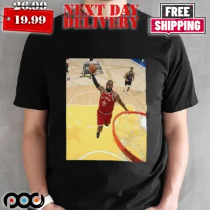 The Iconic Dunk Moment Of The King Lebron James In Nba All Star 2024 Shirt