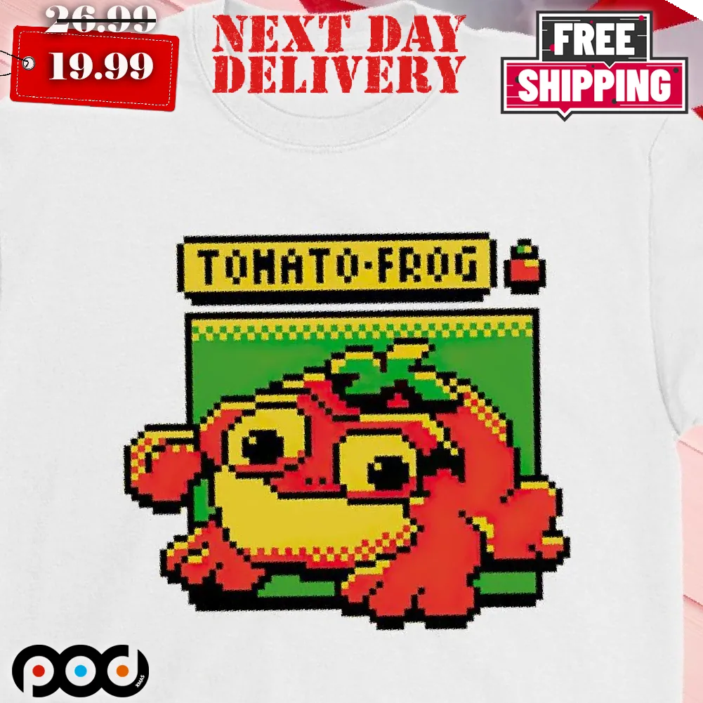 Tomato Frogs Pixel Shirt