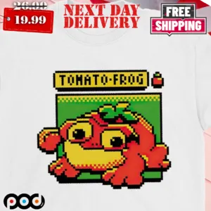 Tomato Frogs Pixel Shirt