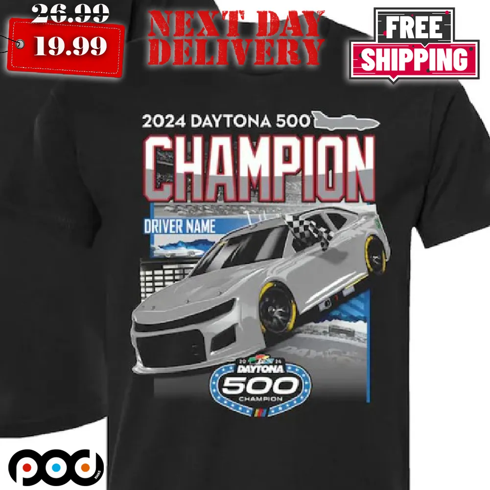 William Byron Checkered Flag Sports 2024 Daytona 500 Champion Shirt