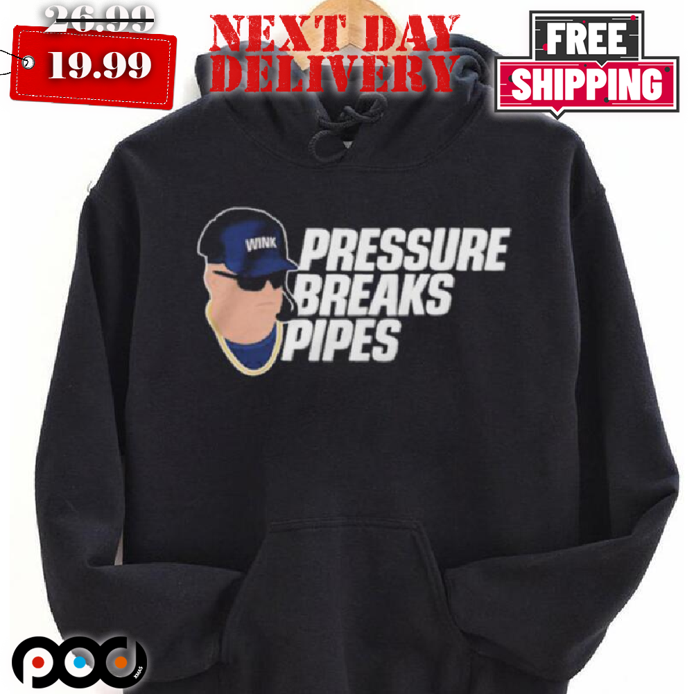 Wink Martindale's Pressure Breaks Pipe Shirt Wink Martindale's Pressure Breaks Pipe Shirt