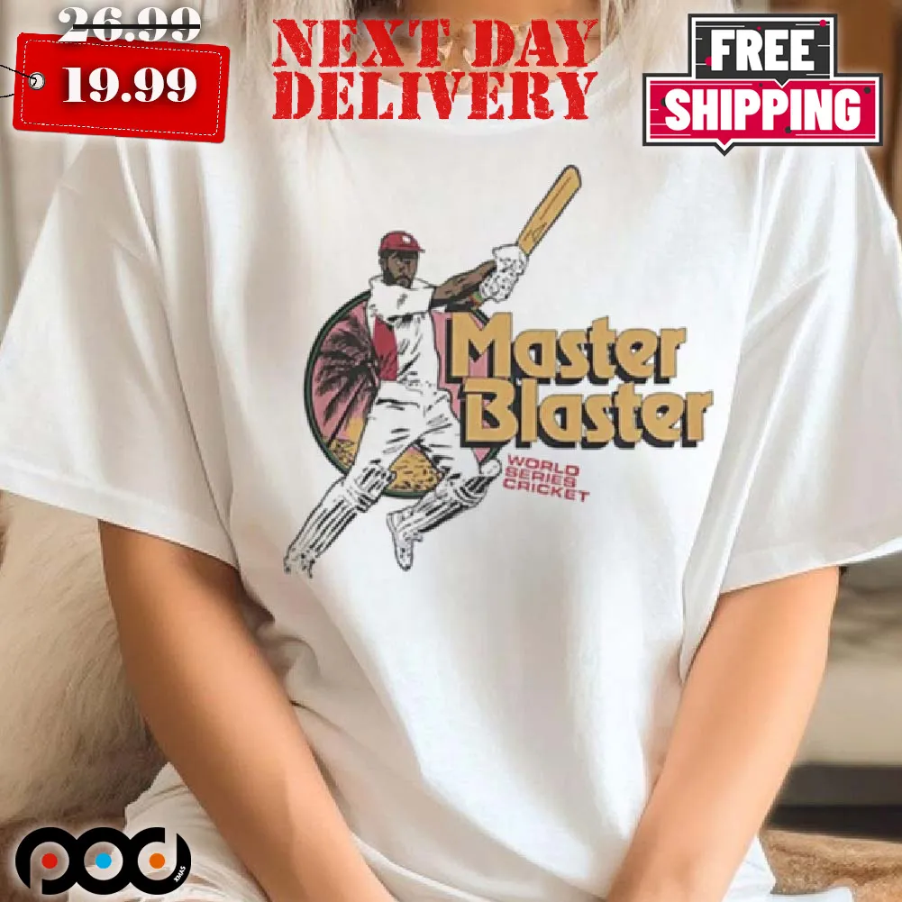 Master Blaster World Series Crickets Shirt