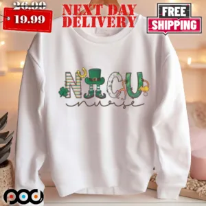 NICU Nurse St Patrick Day Shirt