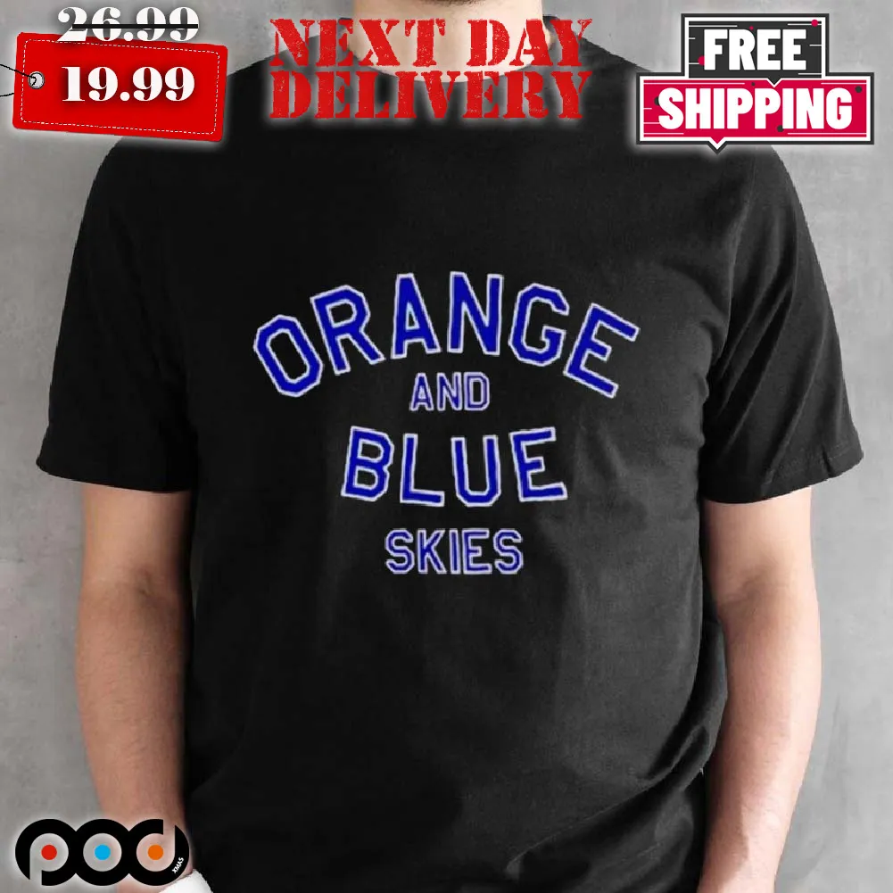 Orange And Blue Skies Breathables Shirt