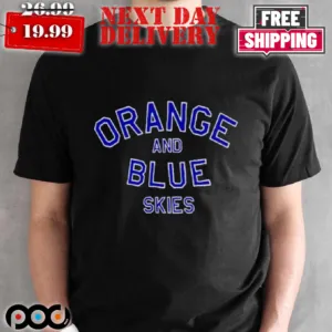 Orange And Blue Skies Breathables Shirt
