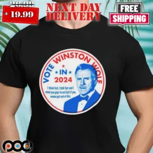 Vote Winston Wolf in 2024 Election Shirt