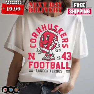 Nebraska NCAA Football Landon Ternuss Shirt