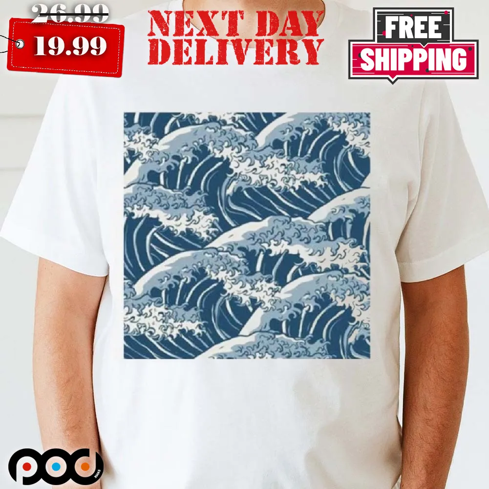 Ocean Waves Pattern Shirt