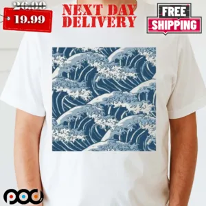 Ocean Waves Pattern Shirt