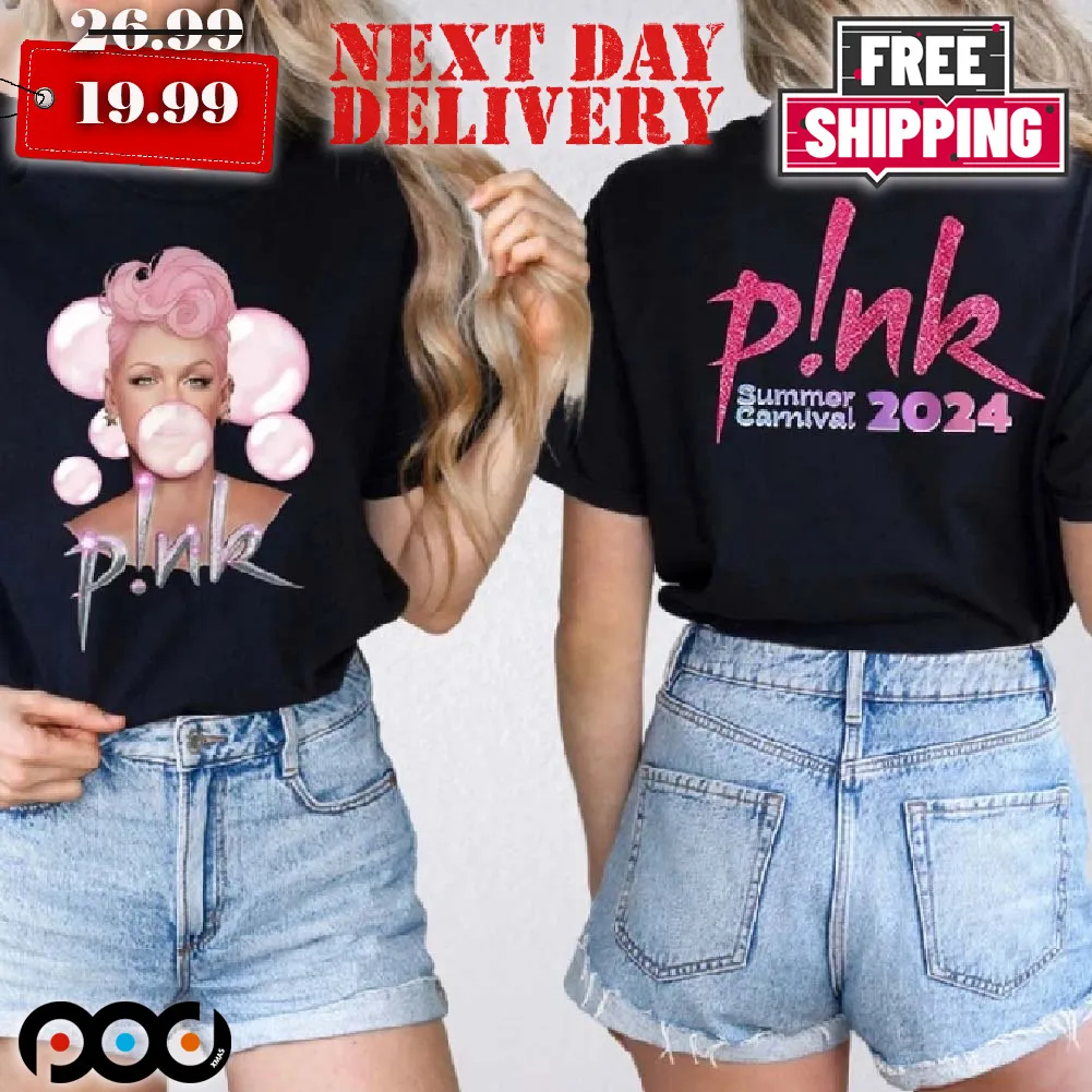 Pnk Pink Singer Summer Carnival 2024 World Tour Shirt