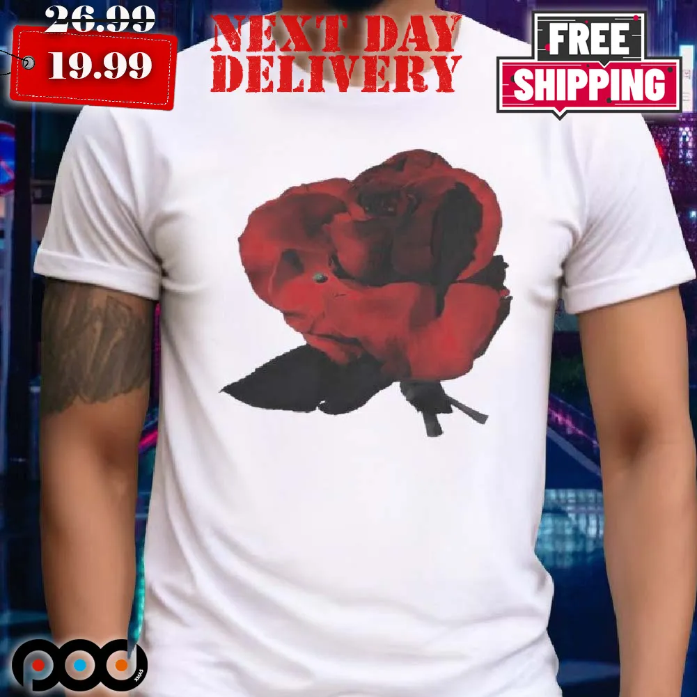 Rose Pocket Prints Shirt