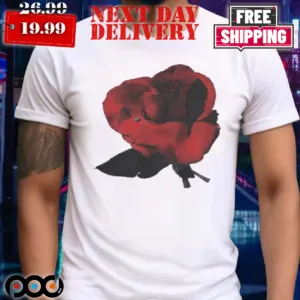 Rose Pocket Prints Shirt